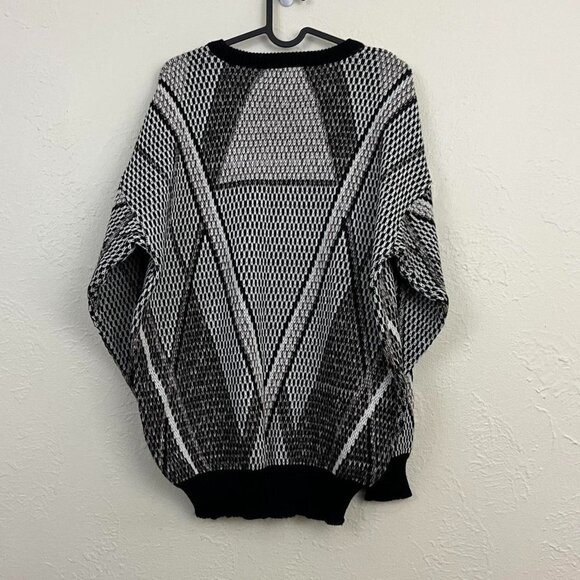 vintage 80s retro indie skate light weight knit sweater - Picture 5 of 8